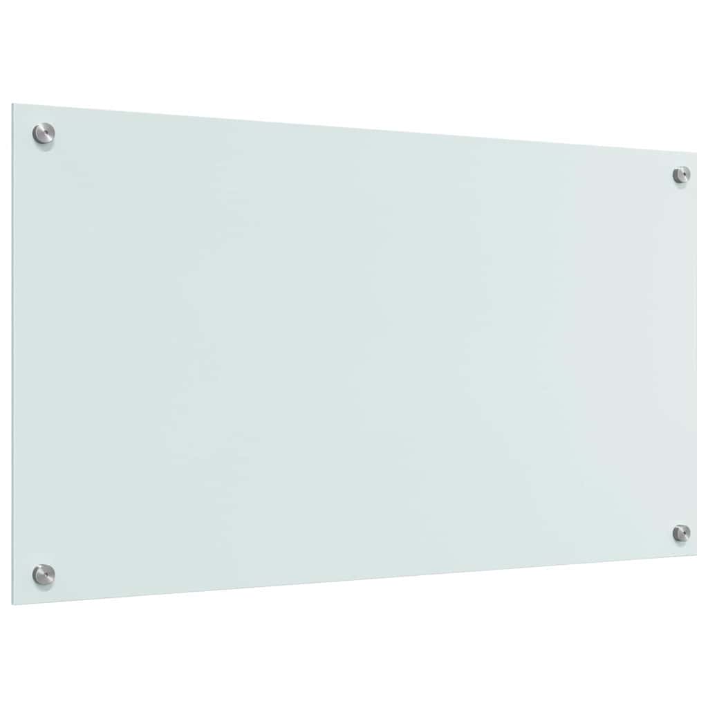 Kitchen back panel 2 pcs White 90 x 50 cm