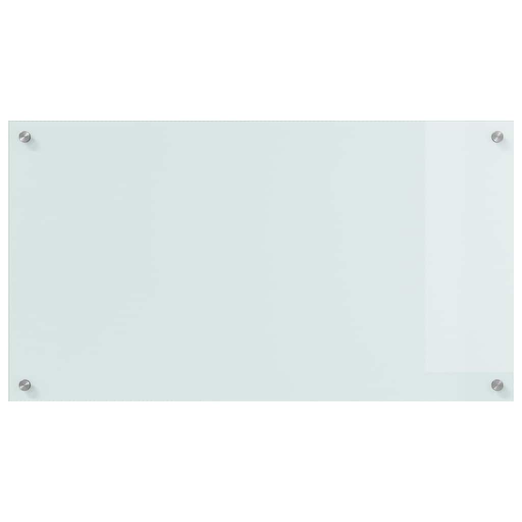 Kitchen back panel 2 pcs White 90 x 50 cm