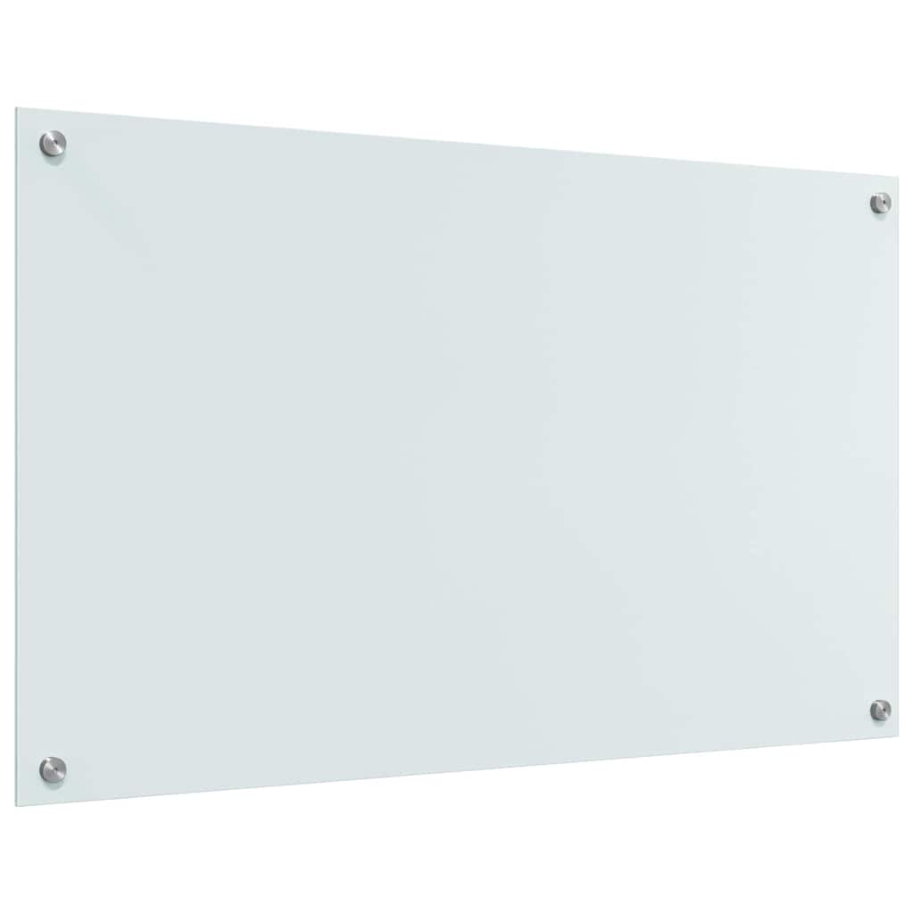 Kitchen back panel 2 pcs White 100 x 60 cm