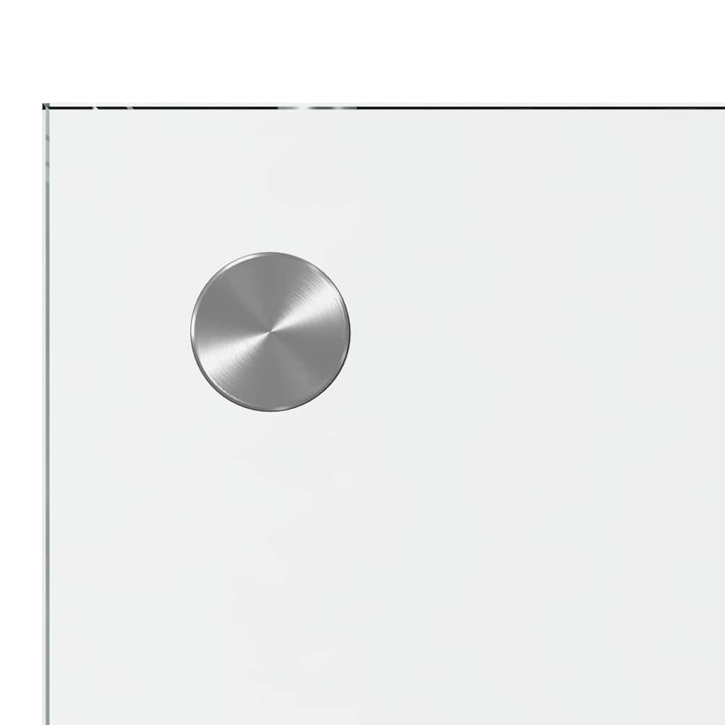 Kitchen back panel 2 pcs Clear 100 x 40 cm