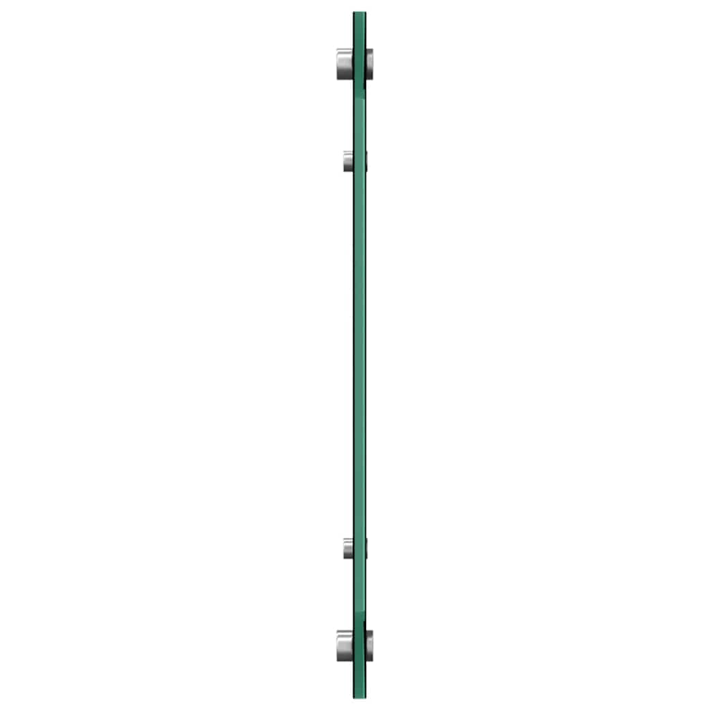 Virtuvės užpakalinė plokštė 2 pcs Juoda 100 x 40 cm
