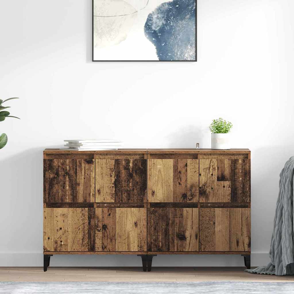 Sānu plaukti 2 gab. Antīks koks 60 x 35 x 70 cm