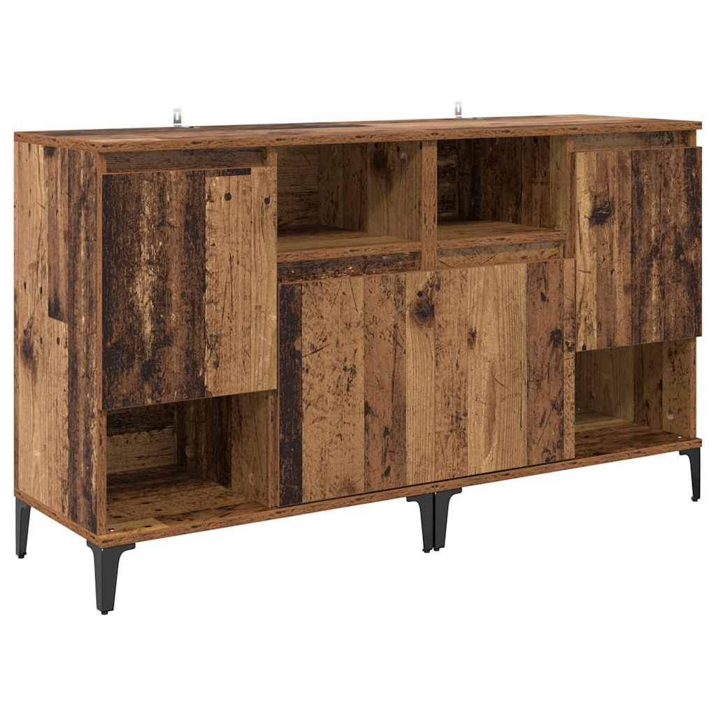 Šoninės lentynos 2 pcs Senovinis medis 60 x 35 x 70 cm