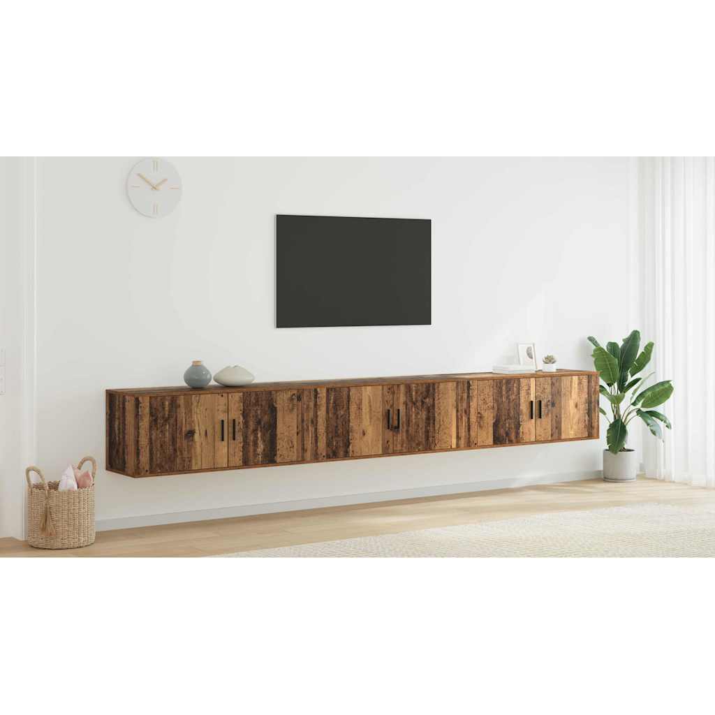 Sieninio televizoriaus kabineto komplektas 3 pcs