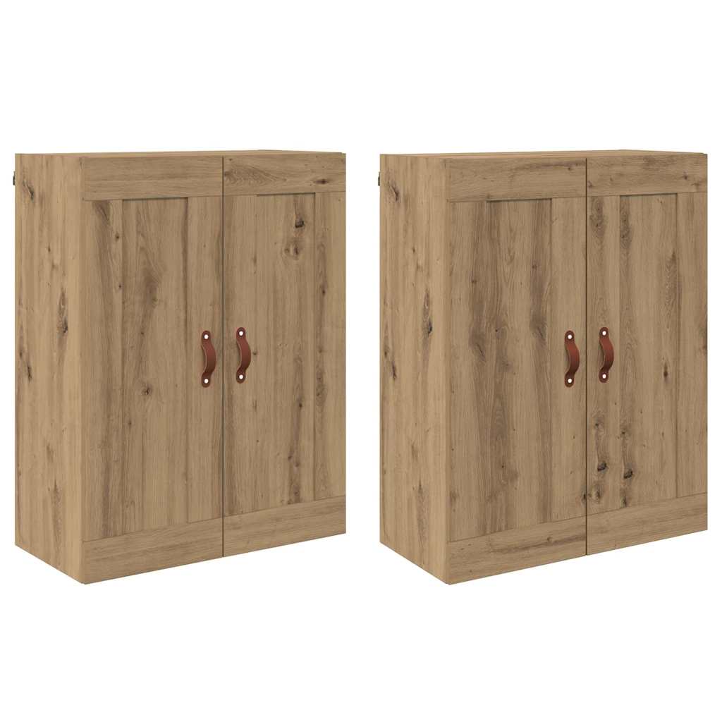 Prikabinama spinta 2 pcs Amatininkų ąžuolas 69,5 x 34 x 90 cm