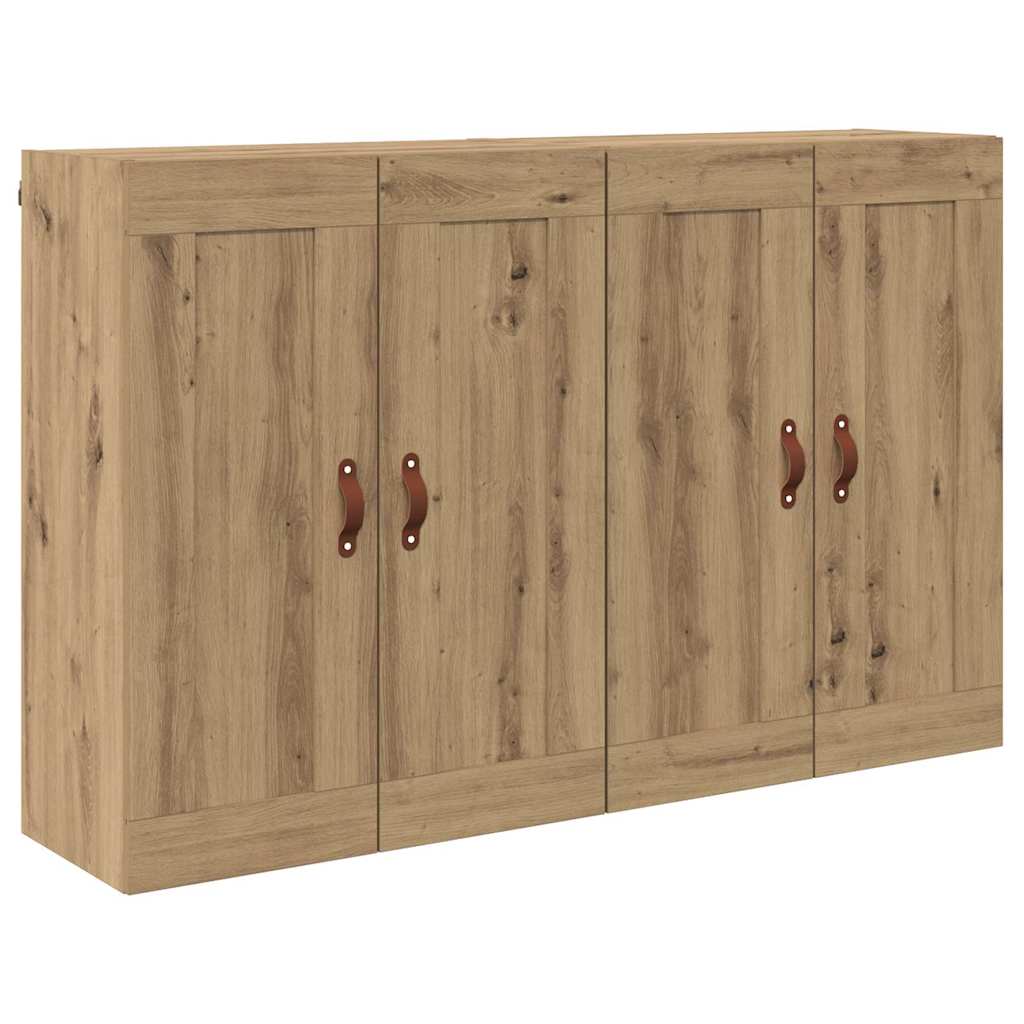 Prikabinama spinta 2 pcs Amatininkų ąžuolas 69,5 x 34 x 90 cm