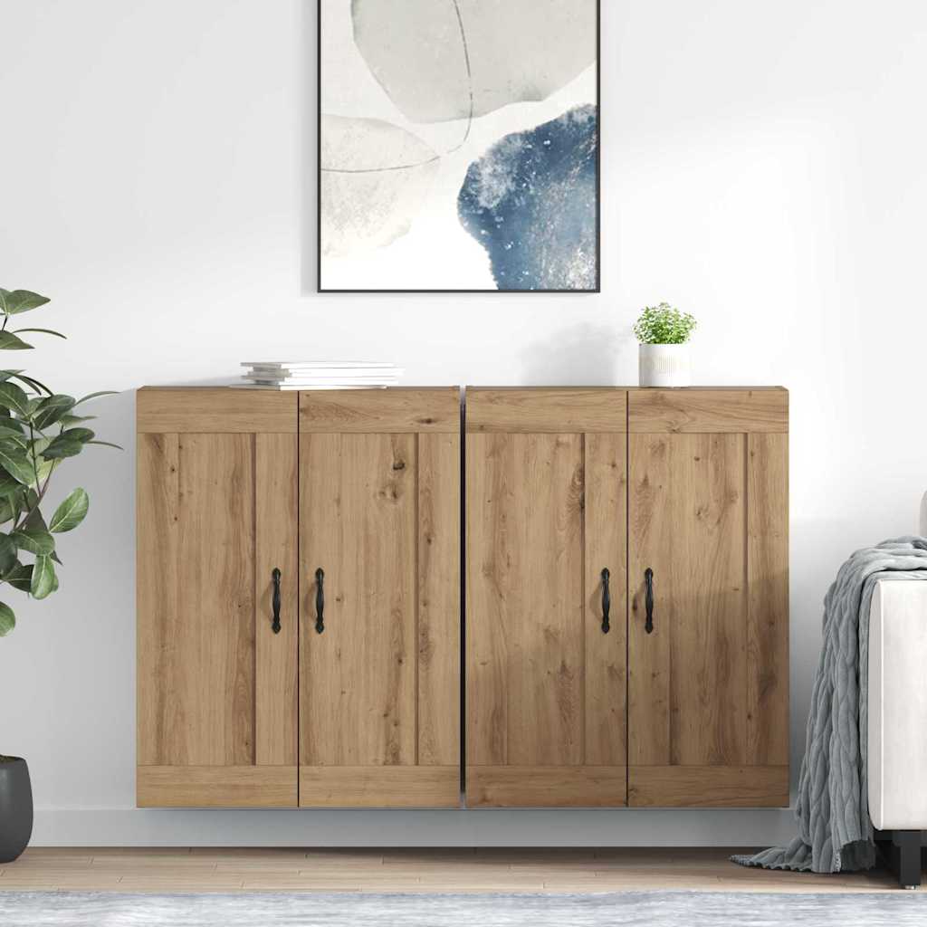 Prikabinama spinta 2 pcs Amatininkų ąžuolas 69,5 x 34 x 90 cm