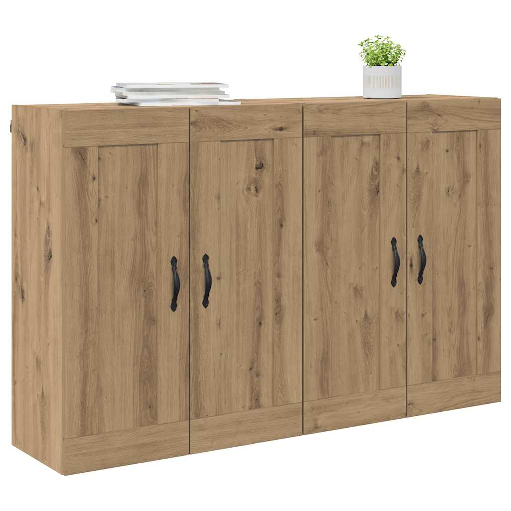Prikabinama spinta 2 pcs Amatininkų ąžuolas 69,5 x 34 x 90 cm