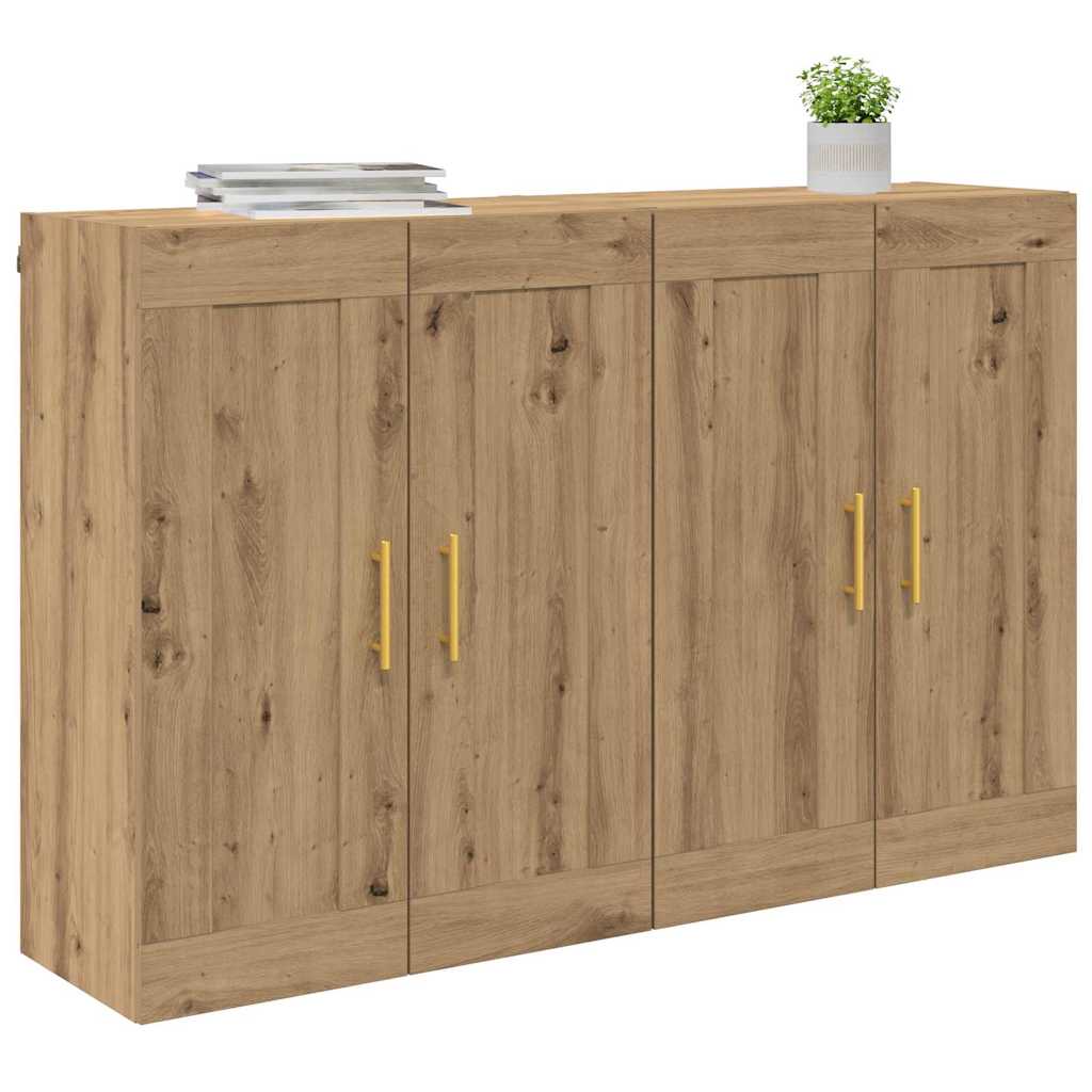 Prikabinama spinta 2 pcs Amatininkų ąžuolas 69,5 x 34 x 90 cm