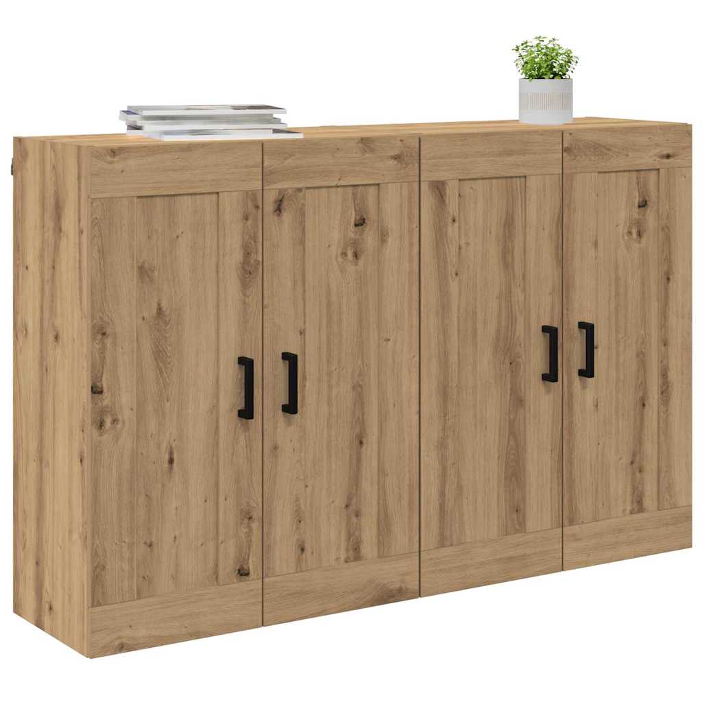Prikabinama spinta 2 pcs Amatininkų ąžuolas 69,5 x 34 x 90 cm