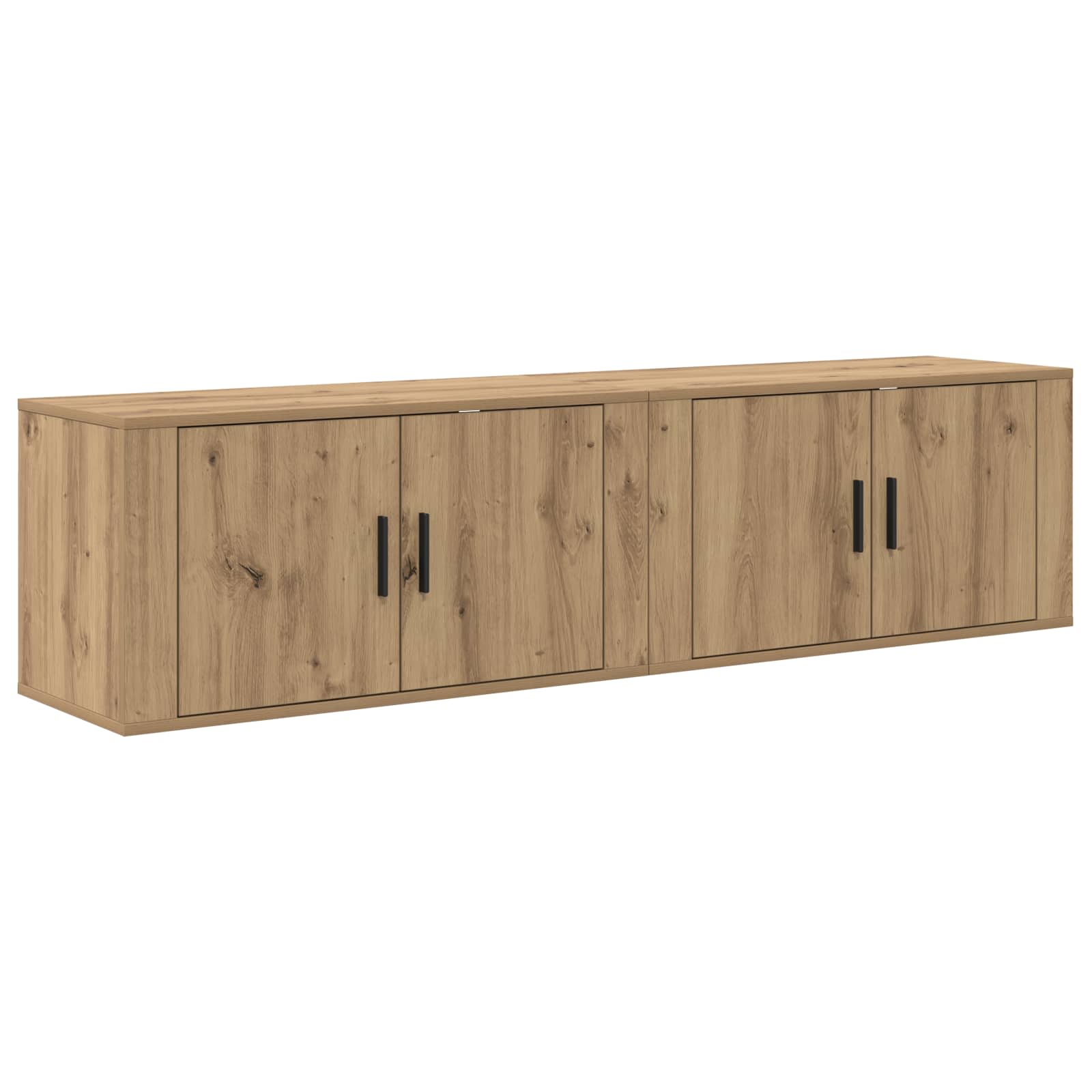 Sieninio televizoriaus kabineto komplektas 2 pcs