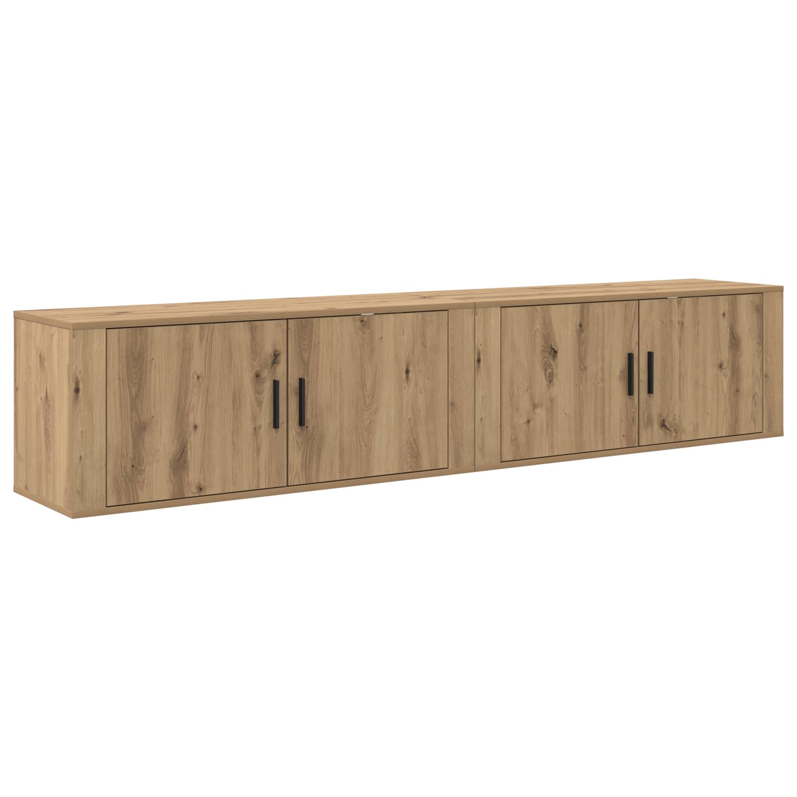 Sieninio televizoriaus kabineto komplektas 2 pcs
