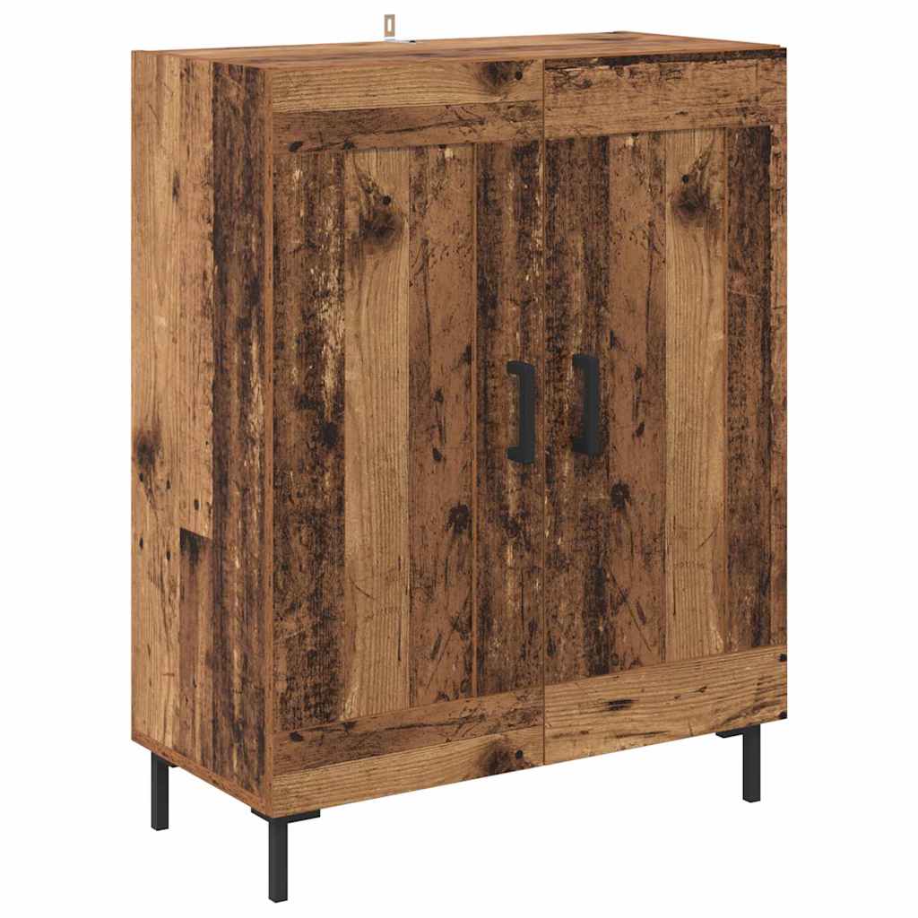 Tall Cabinet Antique Wood 69.5 x 32.5 x 180 cm