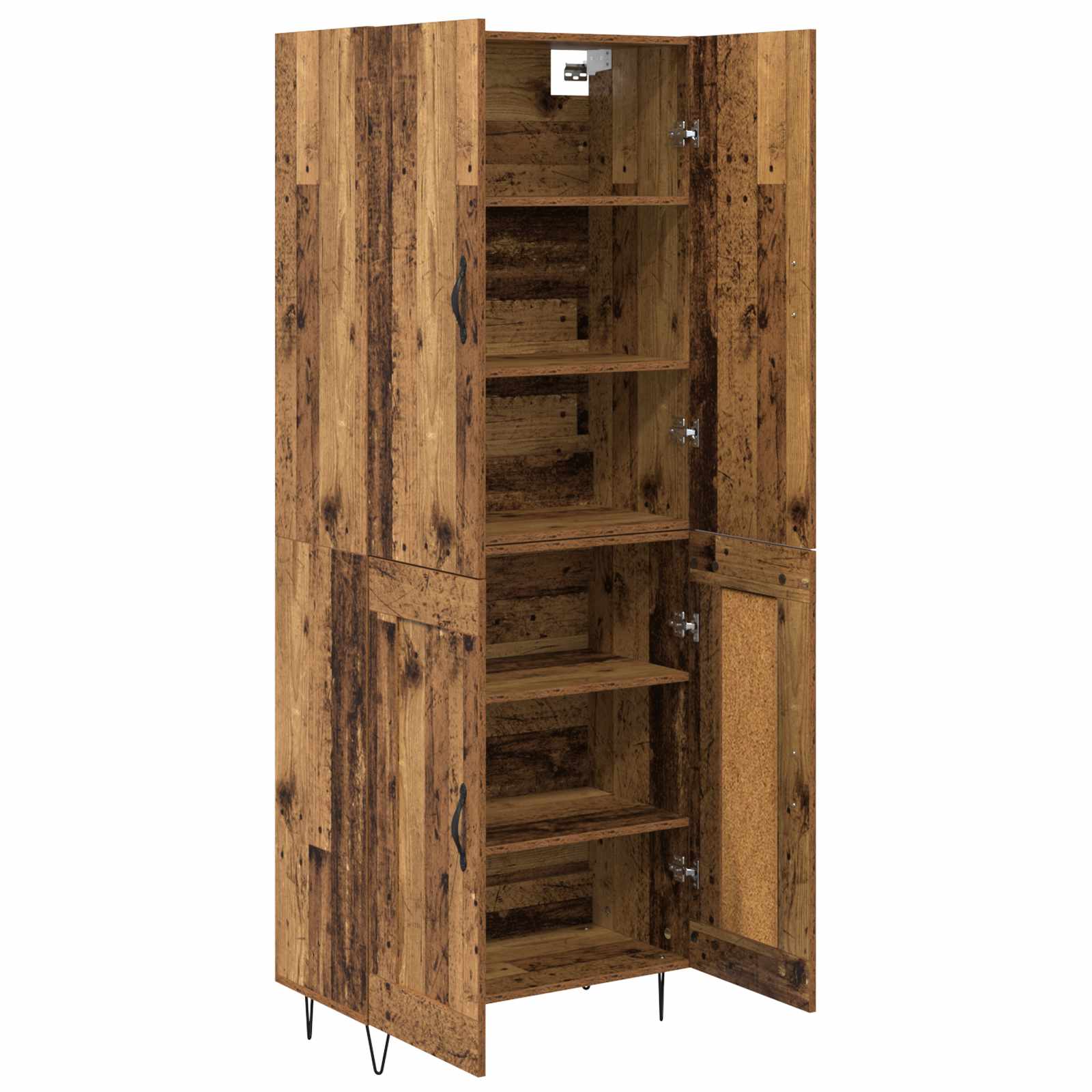 Tall cabinet 2 pcs Old wood