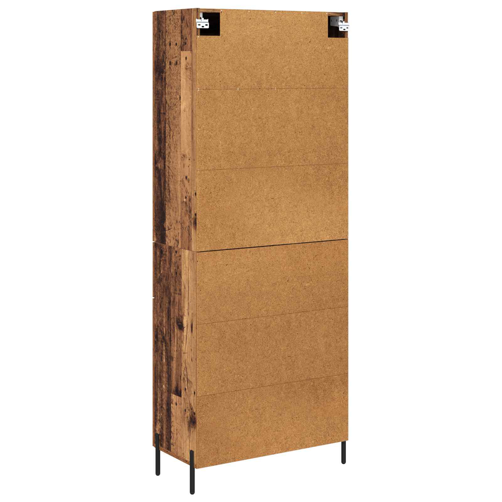 Tall cabinet 2 pcs Antique wood Solid reclaimed wood