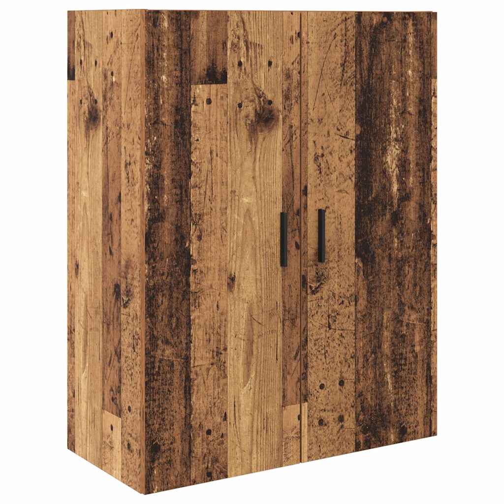 High cabinet Antique wood 69.5 x 34 x 180 cm