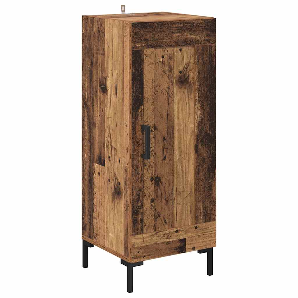 Tall Cabinet Antique Wood 34.5 x 34 x 180 cm