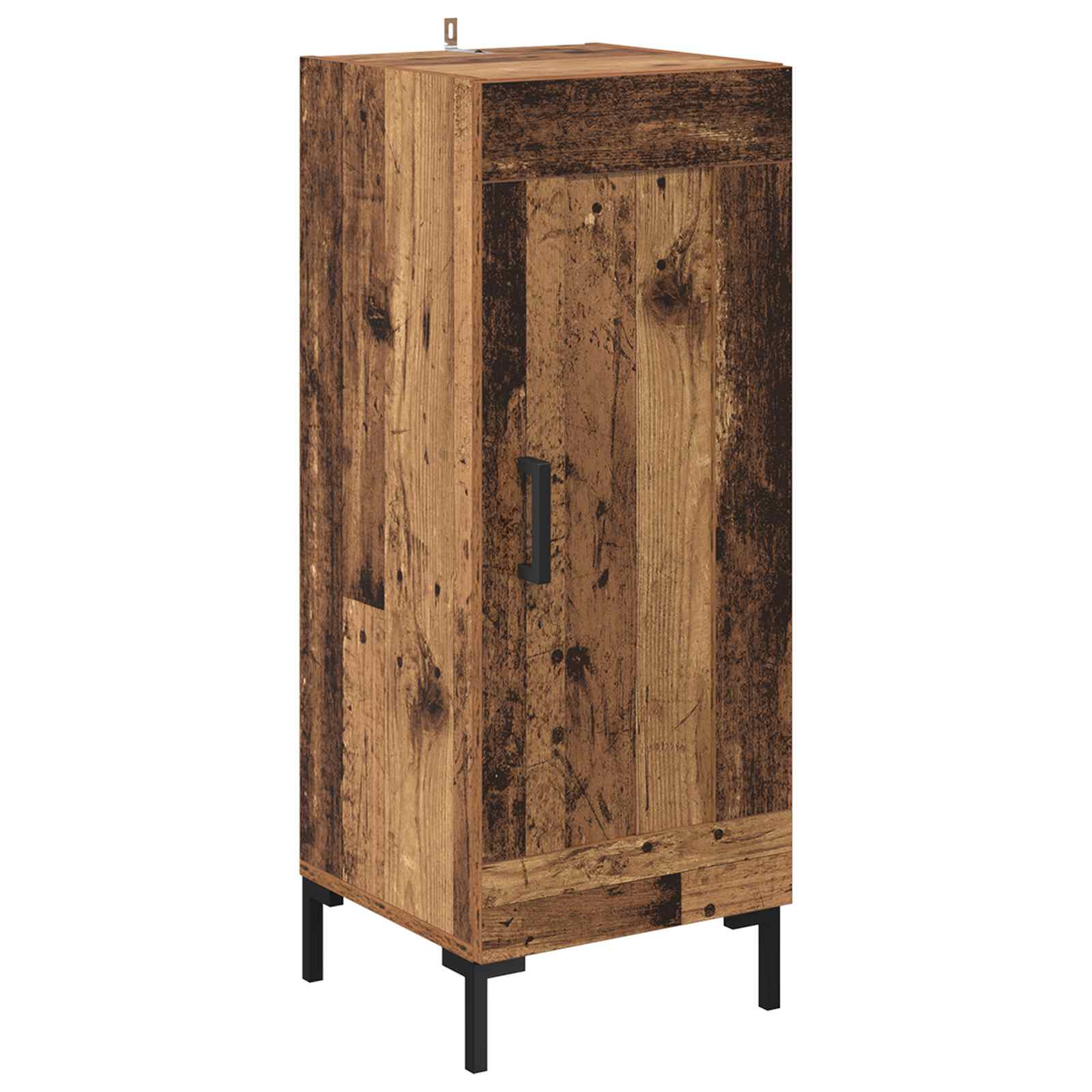 High cabinet Antique wood 69.5 x 34 x 180 cm