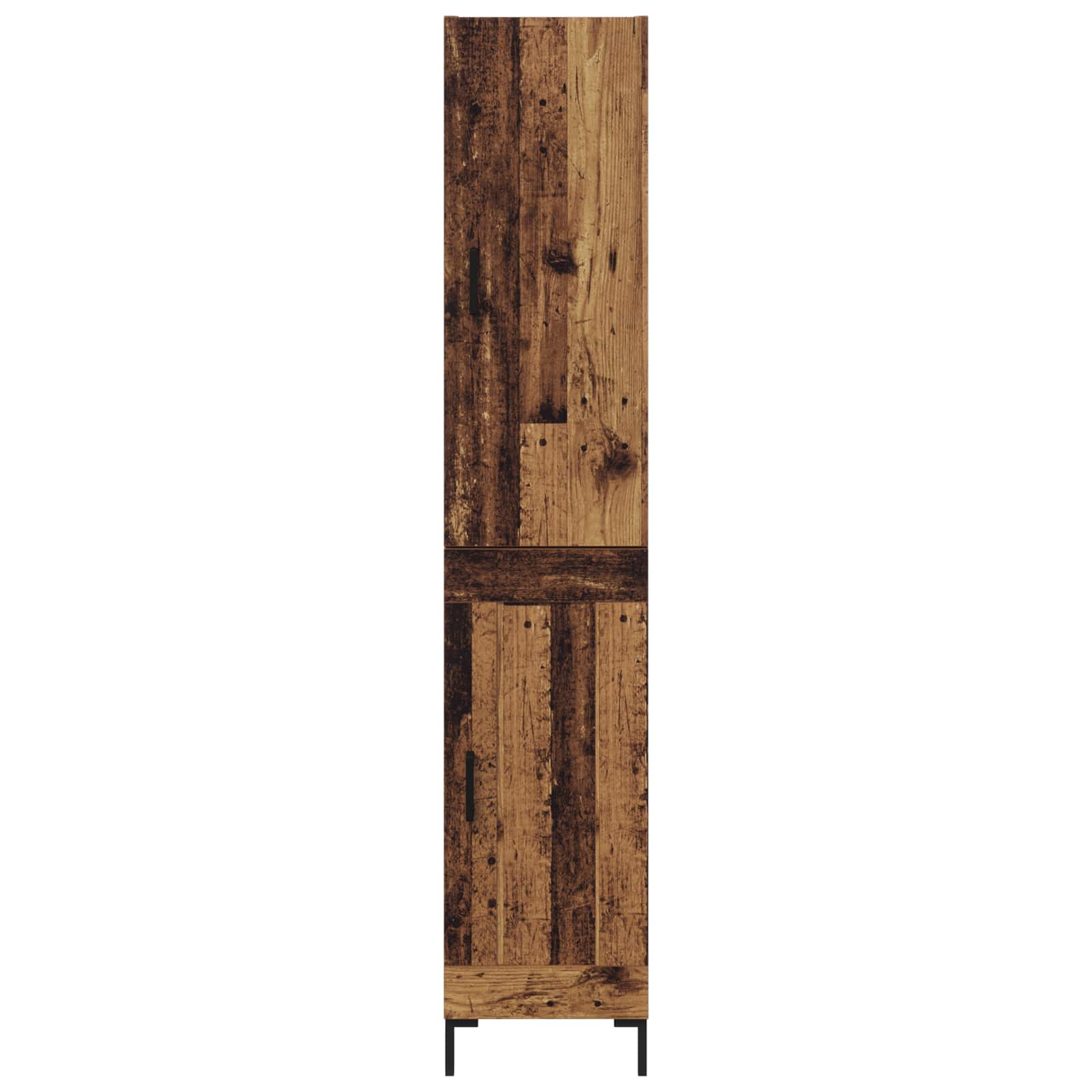 High cabinet Antique wood 69.5 x 34 x 180 cm