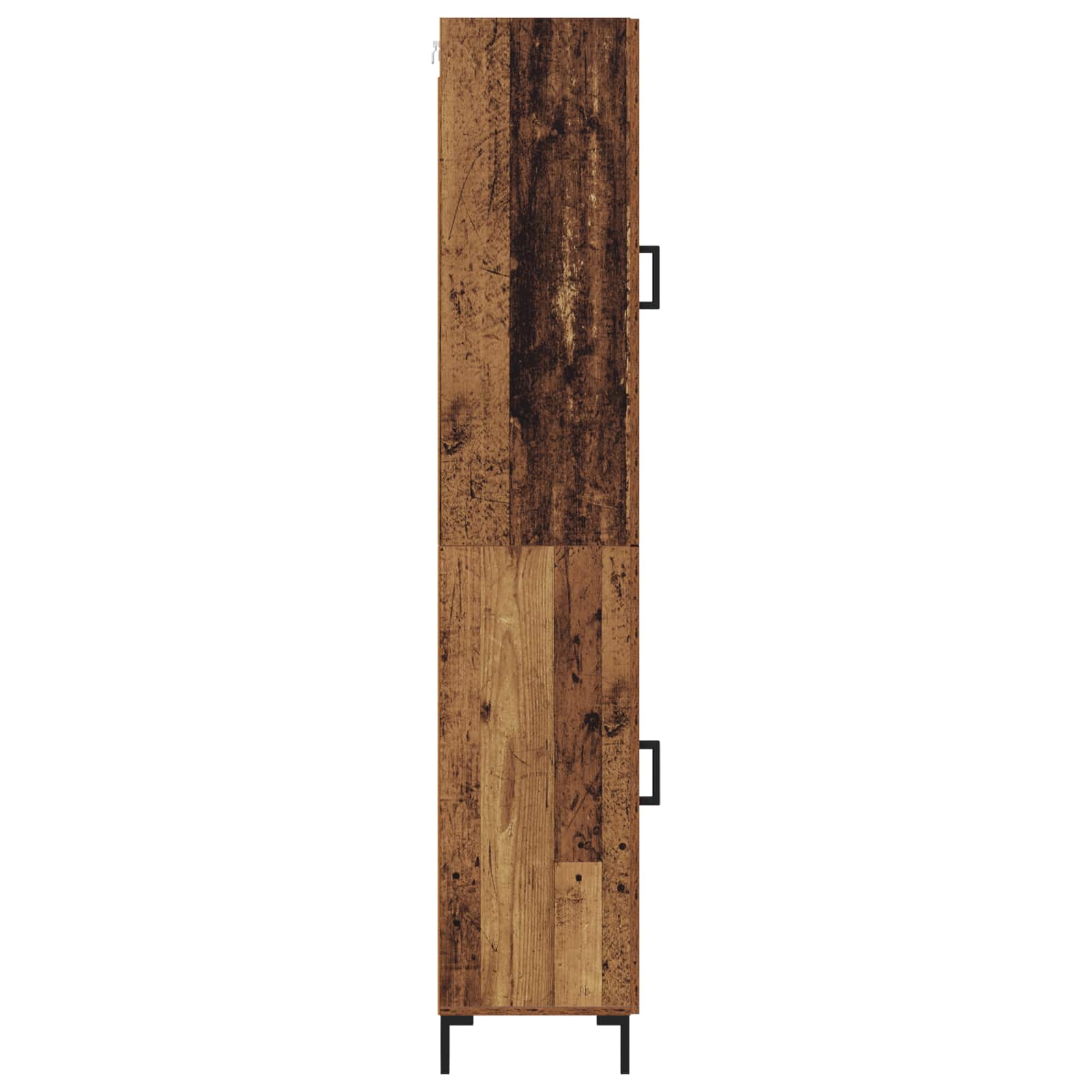 High cabinet Antique wood 69.5 x 34 x 180 cm