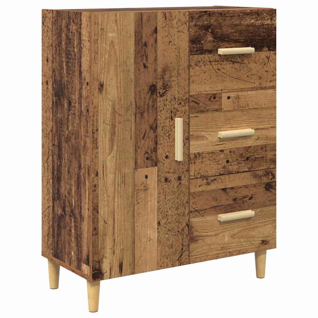 Augsts skapītis ar atvilktnēm Antīka koka 69,5 x 34 x 180 cm