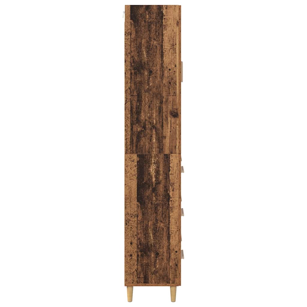 Aukštas spintelė su stalčių Senovinis medis 69,5 x 34 x 180 cm