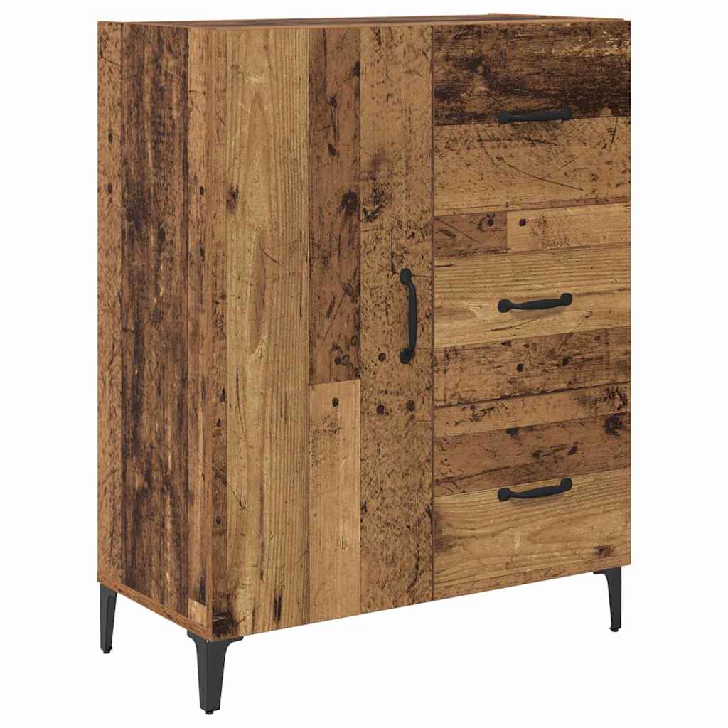 Augsts skapītis ar atvilktnēm Antīka koka 69,5 x 34 x 180 cm