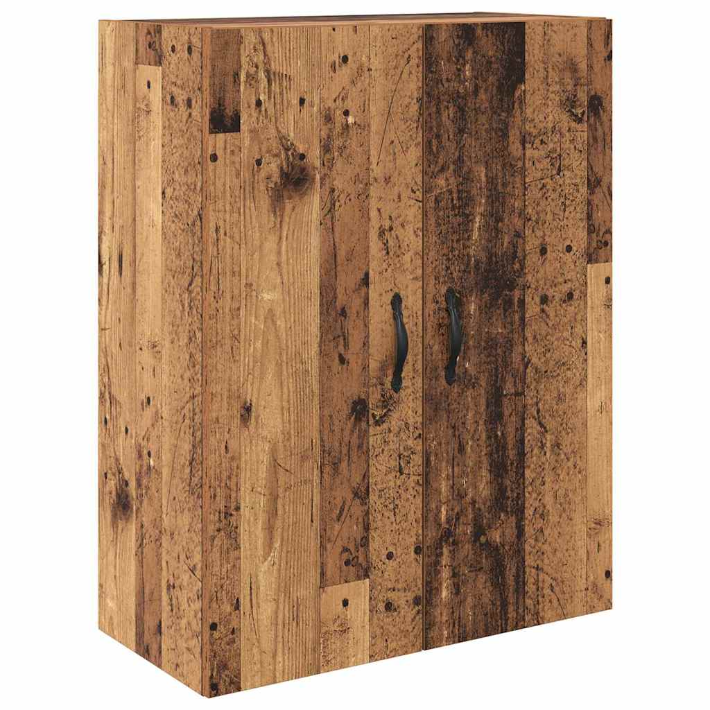 Tall cabinet with 2 drawers Antique wood