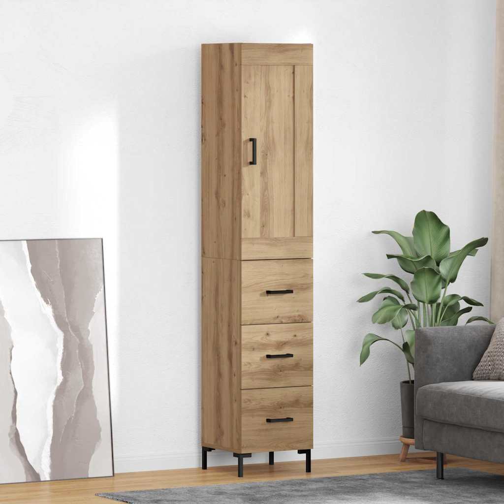 Augstais skapis Amatnieku ozols 34,5 x 34 x 180 cm