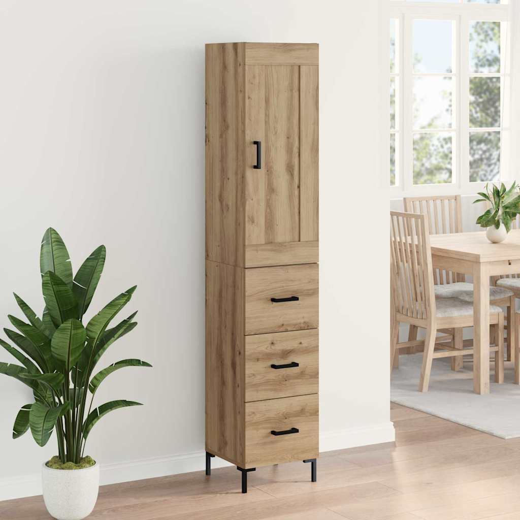 Augstais skapis Amatnieku ozols 34,5 x 34 x 180 cm