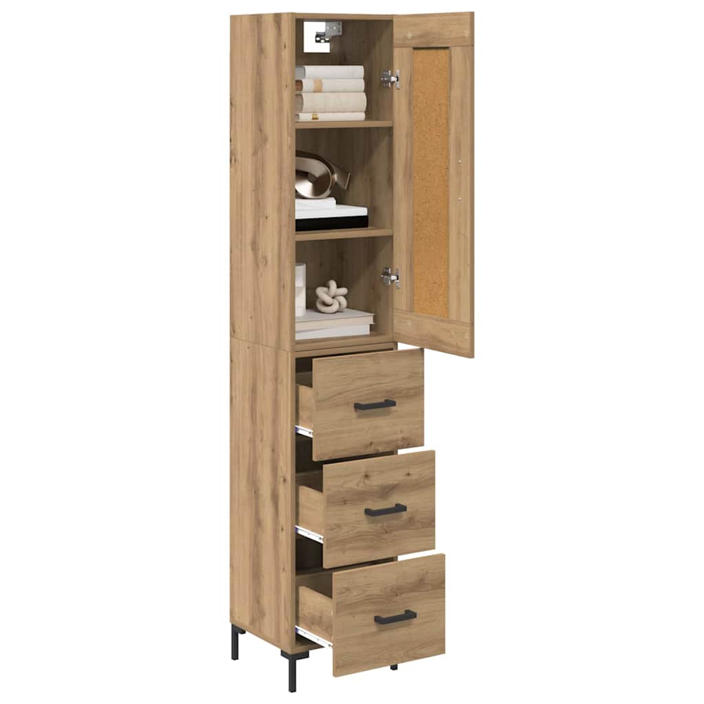Augstais skapis Amatnieku ozols 34,5 x 34 x 180 cm
