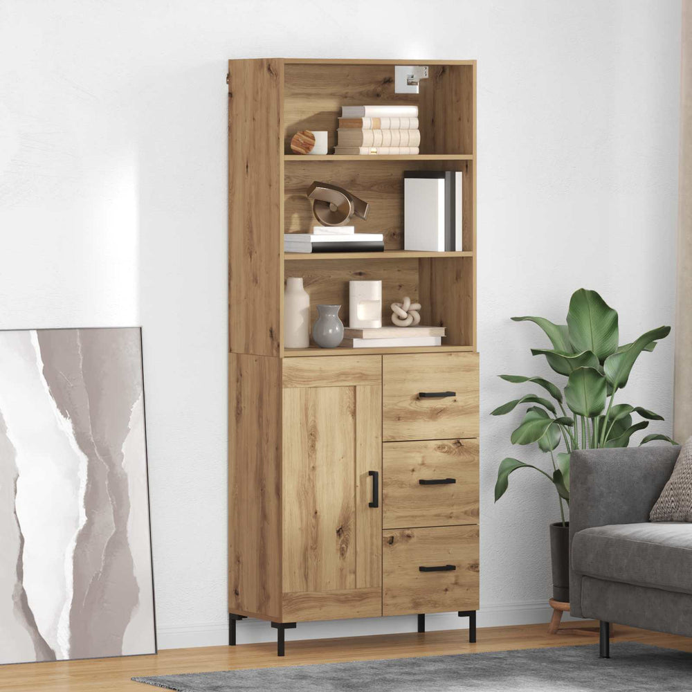 Highboard Artisan oak 69.5 x 34 x 180 cm