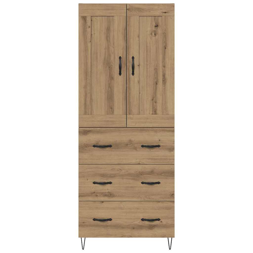 Augstais skapītis Amatnieka ozols 69,5 x 34 x 180 cm