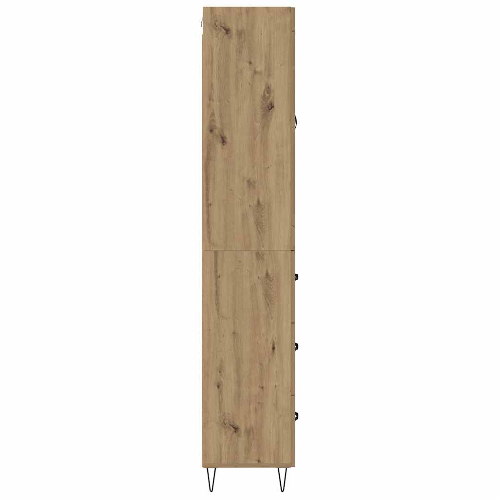 Augstais skapītis Amatnieka ozols 69,5 x 34 x 180 cm