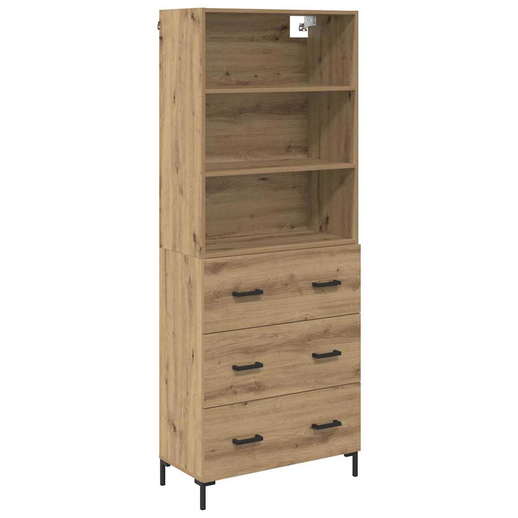 Highboard Artisan oak 69.5 x 32.5 x 180 cm
