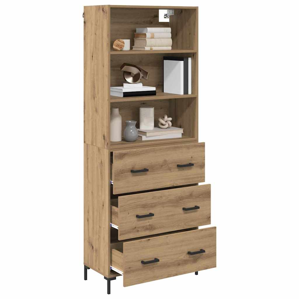 Highboard Artisan oak 69.5 x 32.5 x 180 cm
