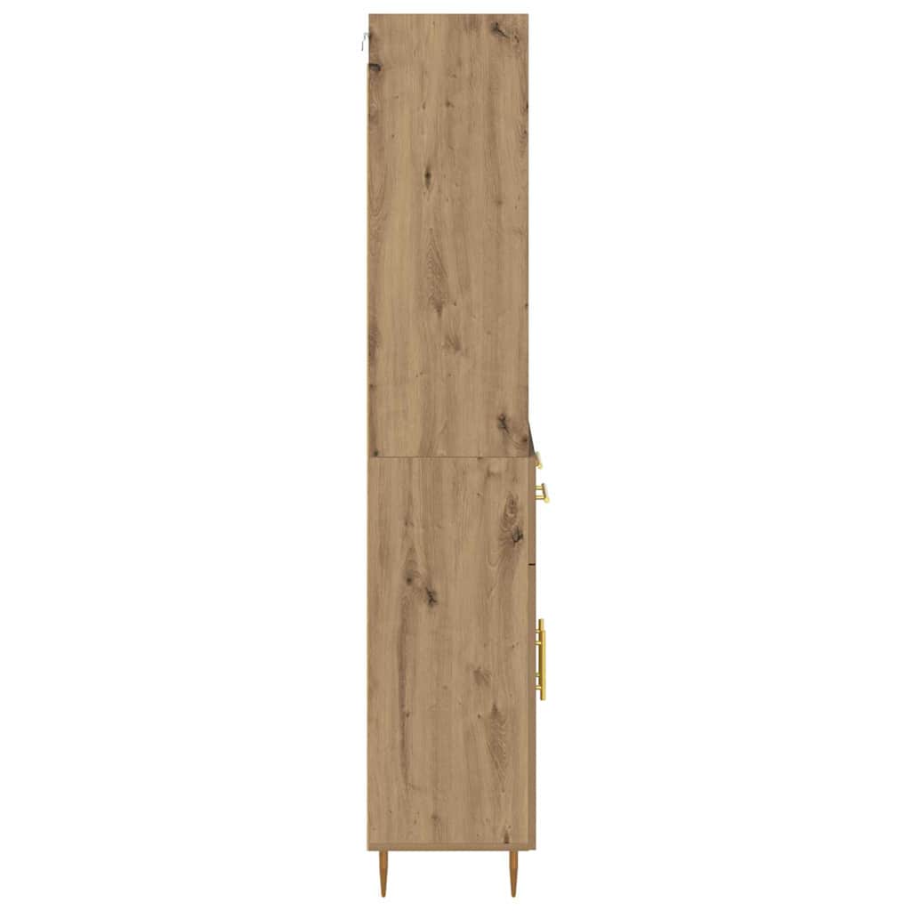 Aukštas spintelė Amatininkų ąžuolas 69,5 x 34 x 180 cm