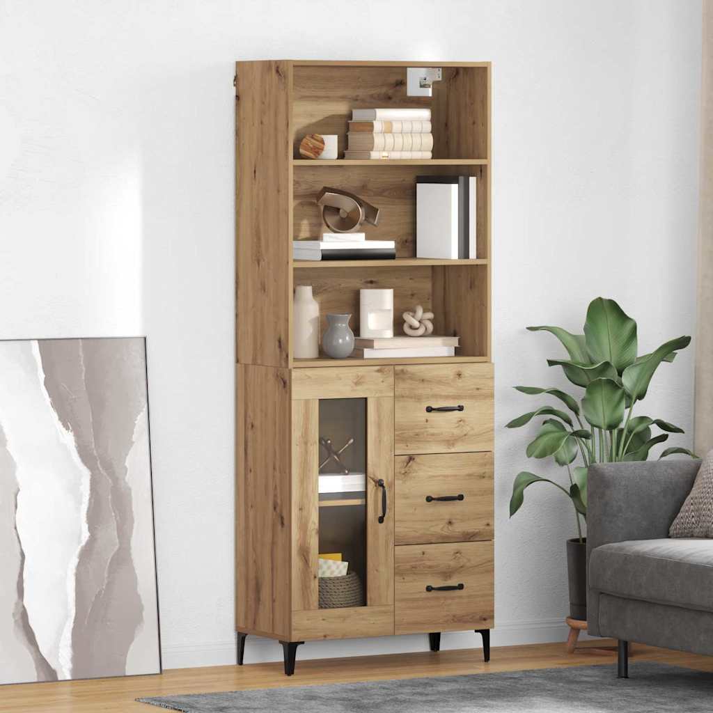 Highboard Artisan oak 69.5 x 34 x 180 cm