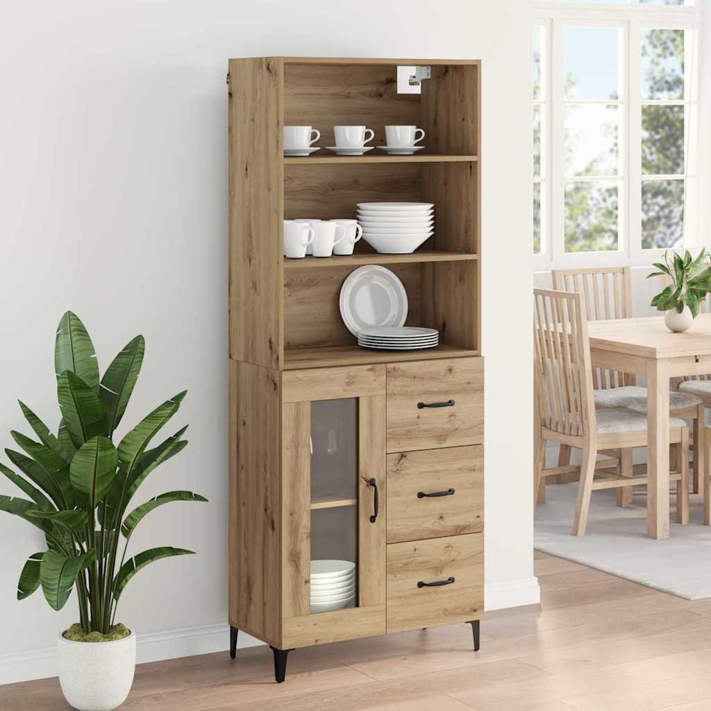 Highboard Artisan oak 69.5 x 34 x 180 cm