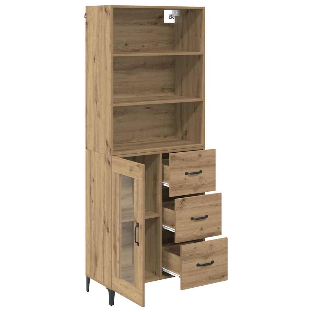 Highboard Artisan oak 69.5 x 34 x 180 cm