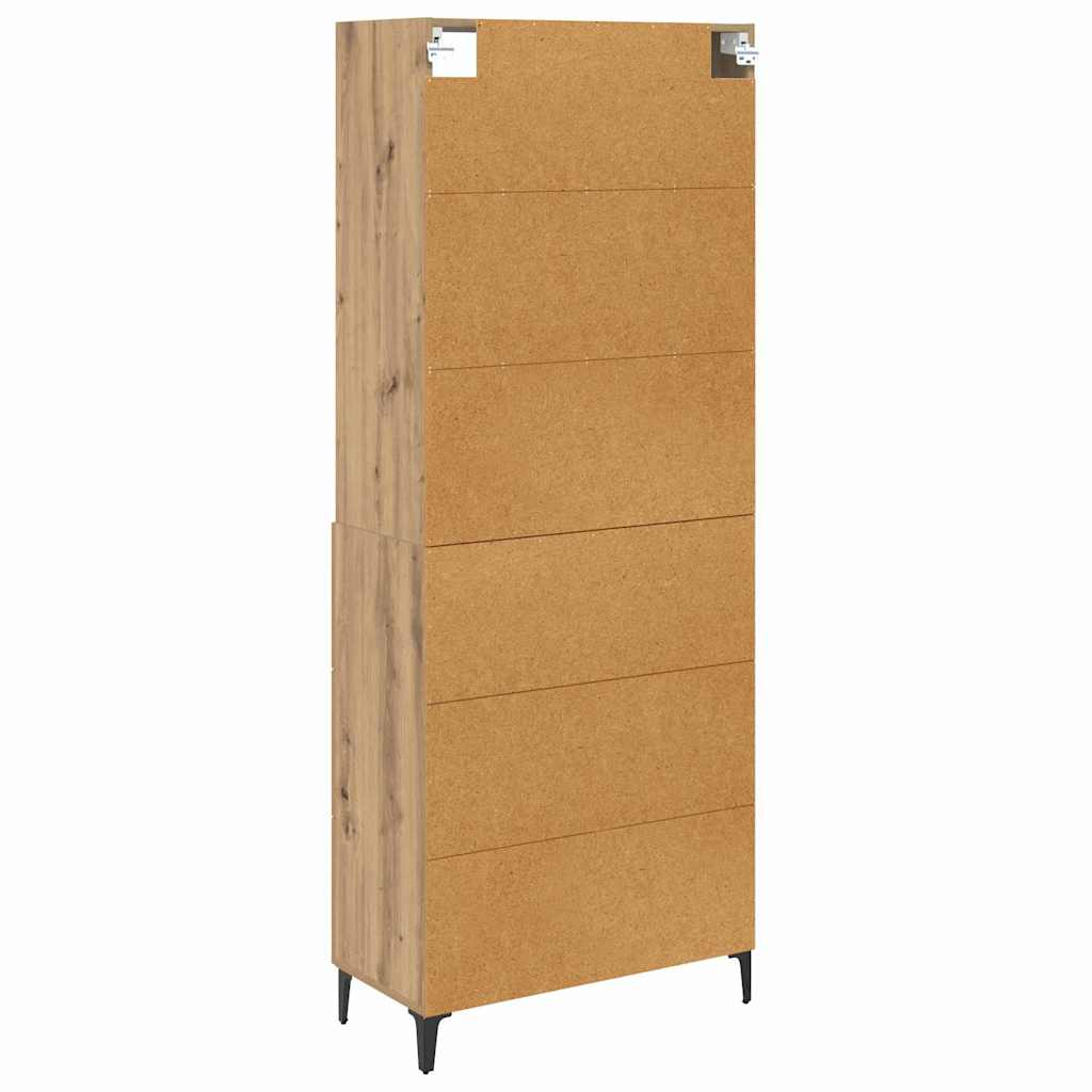 Highboard Artisan oak 69.5 x 34 x 180 cm