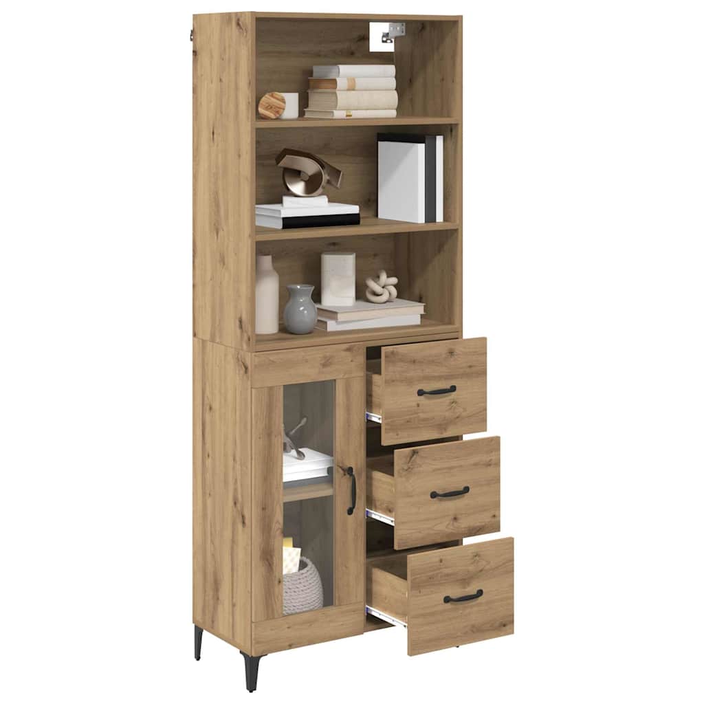 Highboard Artisan oak 69.5 x 34 x 180 cm