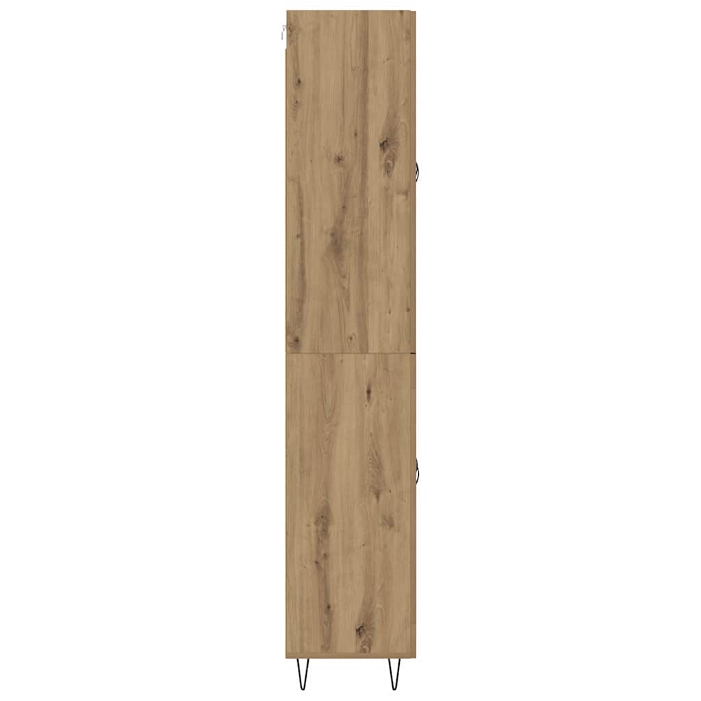 Aukštas spintelė 2 vnt. Amatininkų ąžuolas 69,5 x 34 x 180 cm