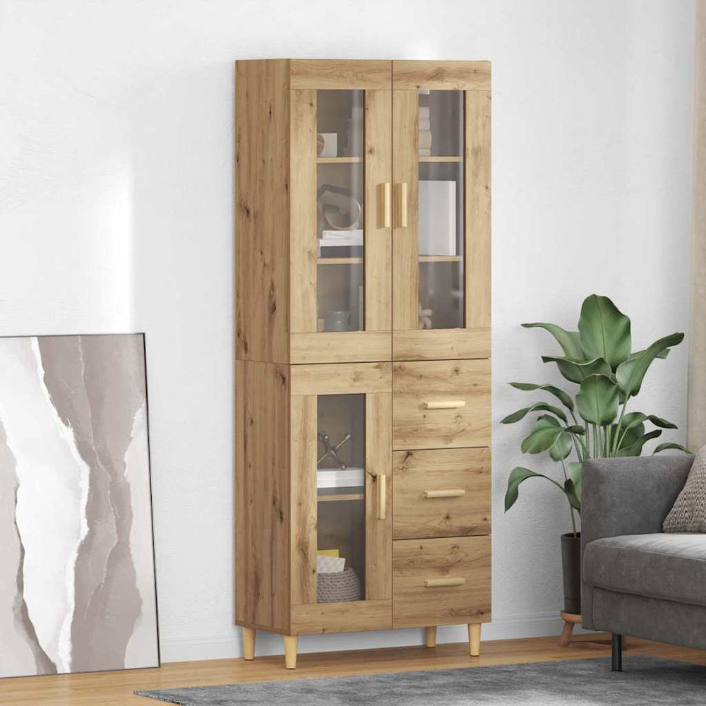 Highboard Artisan oak 69.5 x 34 x 180 cm