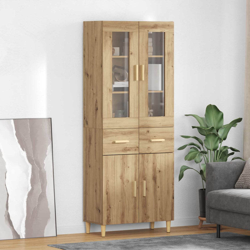Highboard Artisan oak 69.5 x 34 x 180 cm