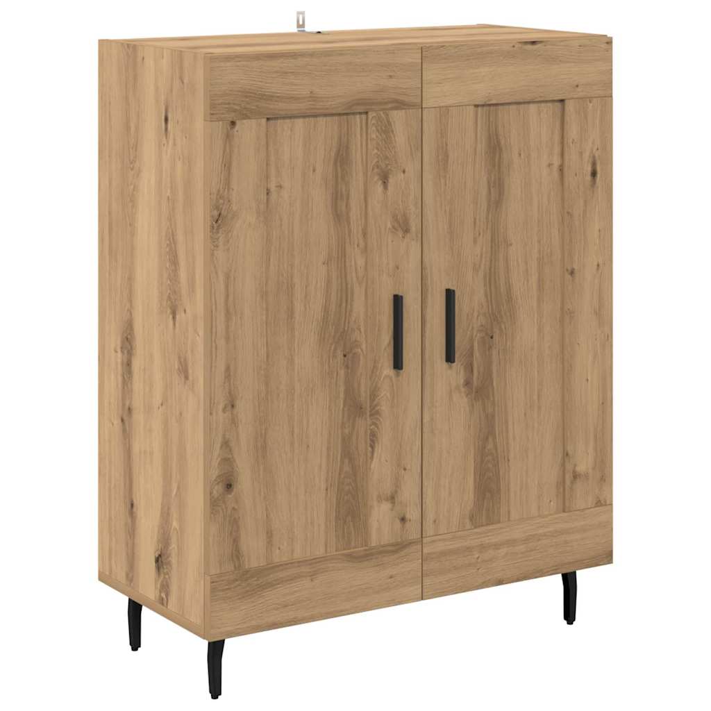 Aukštas spintelė 2 pcs Amatininkų ąžuolas 69,5 x 34 x 180 cm