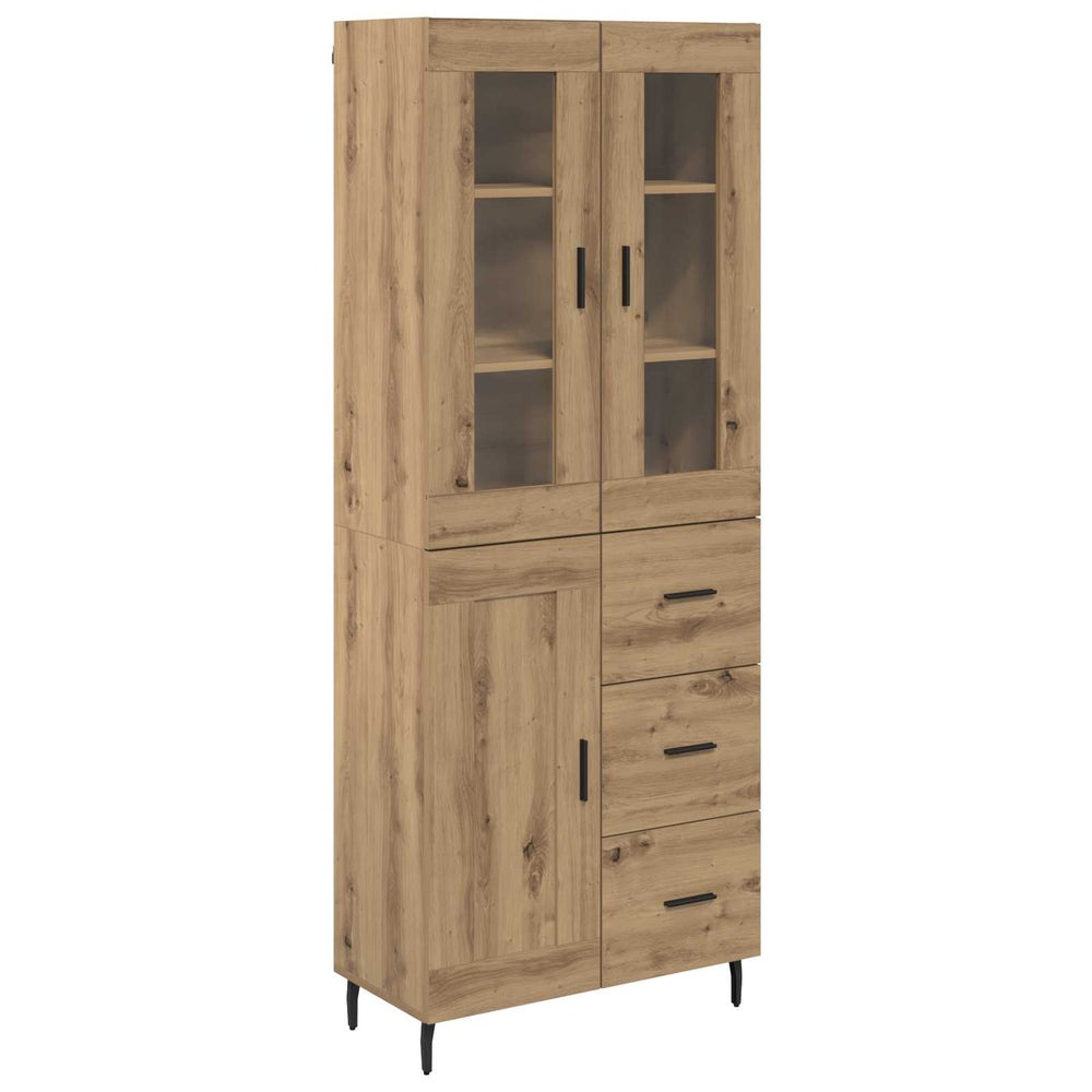 Tall chest of drawers 2 pcs Artisanal oak