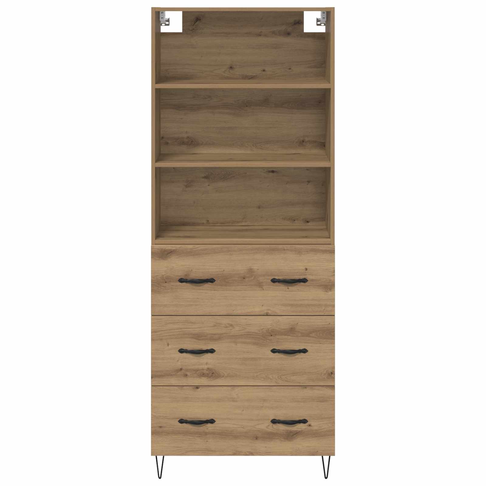 Augsts skapis Amatnieku ozols 69,5 x 32,5 x 180 cm