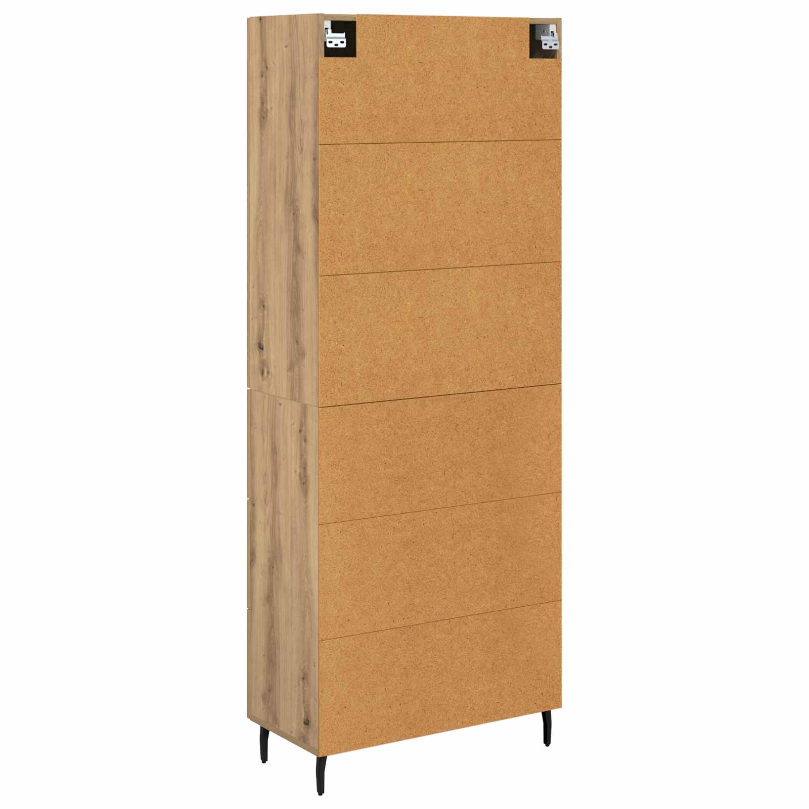Aukštas spintelė 2 pcs Amatininkų ąžuolas 69,5 x 34 x 180 cm
