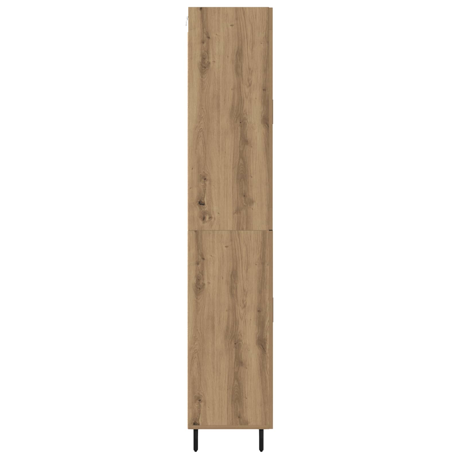 Aukštas spintelė 2 pcs Amatininkų ąžuolas 69,5 x 34 x 180 cm